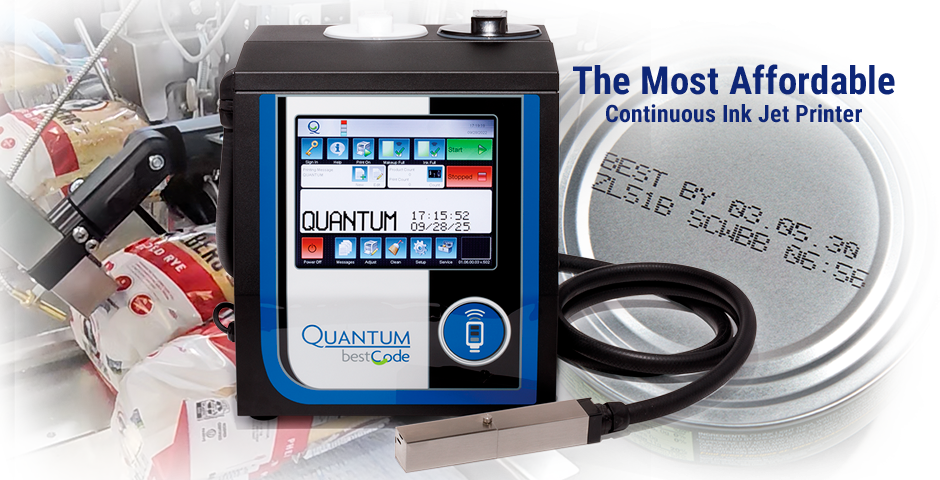 BestCode Quantum the most affordable CIJ printer