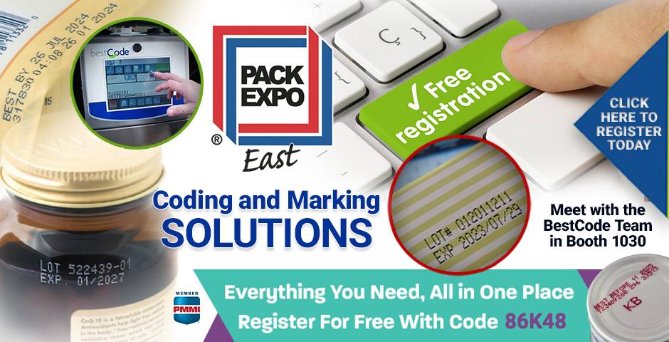 BestCode at Pack Expo East Booth 1030